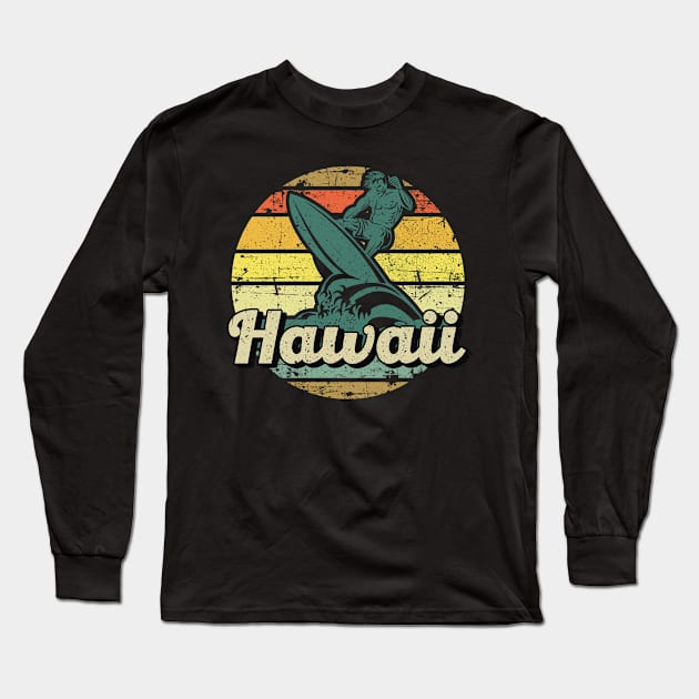 Hawaii surf Long Sleeve T-Shirt by SerenityByAlex